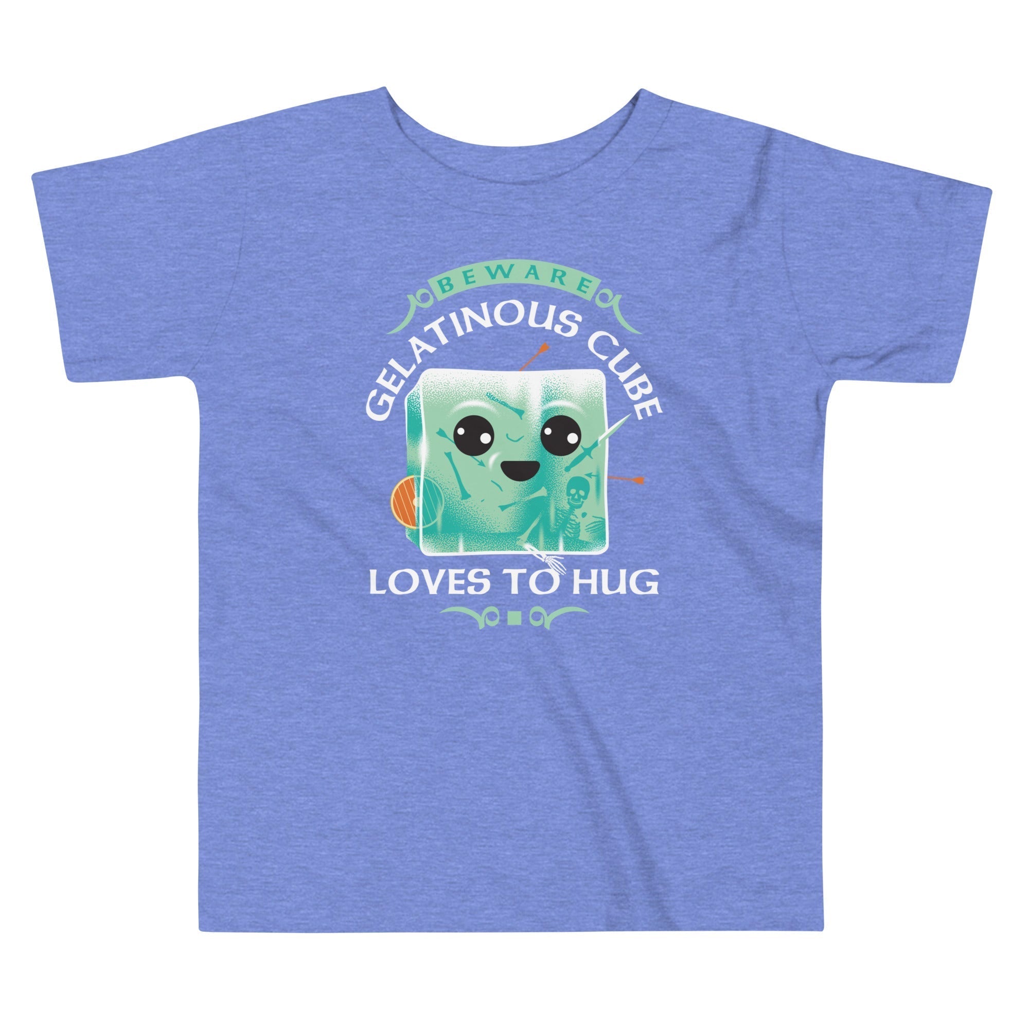 Gelatinous Cube Loves To Hug Kid's Toddler Tee Hoodie, Sweatshirt | CoreVibeTees.com (Image 2)