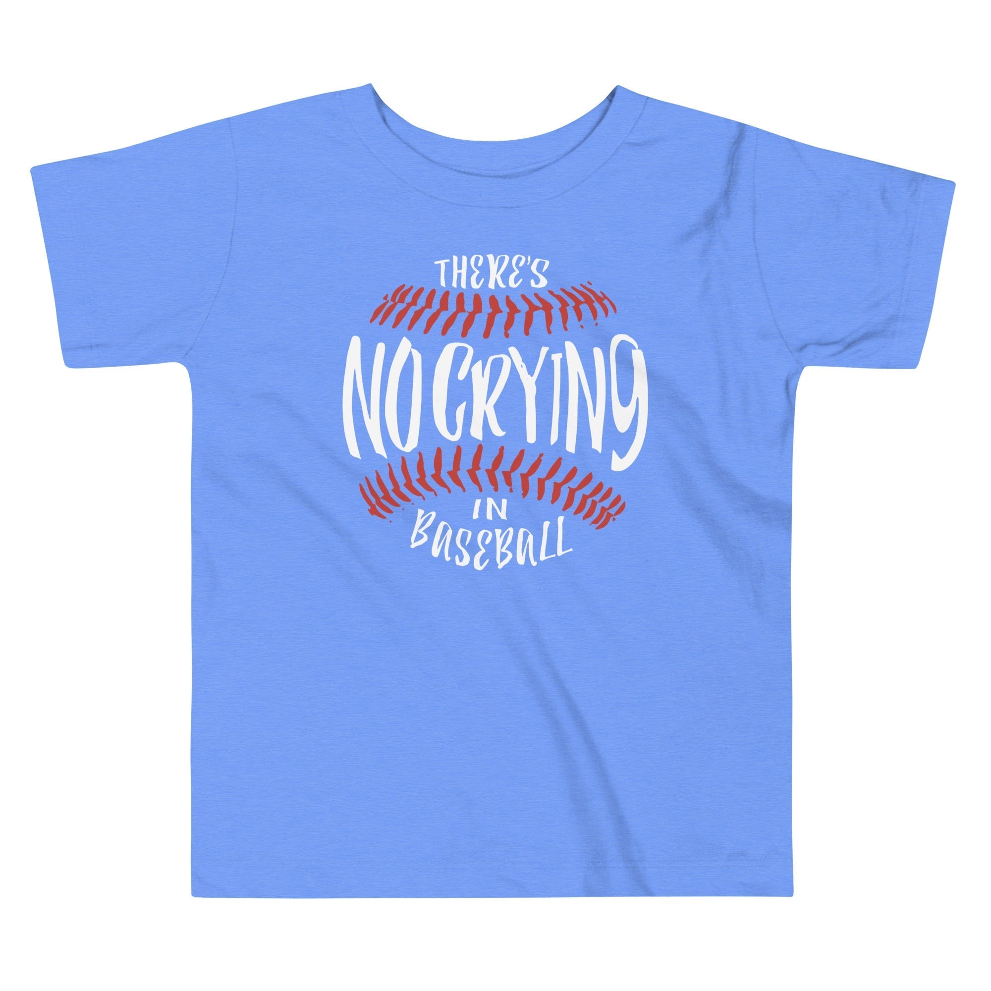 There's No Crying In Baseball Kid's Toddler Tee Hoodie, Sweatshirt | CoreVibeTees.com (Image 2)