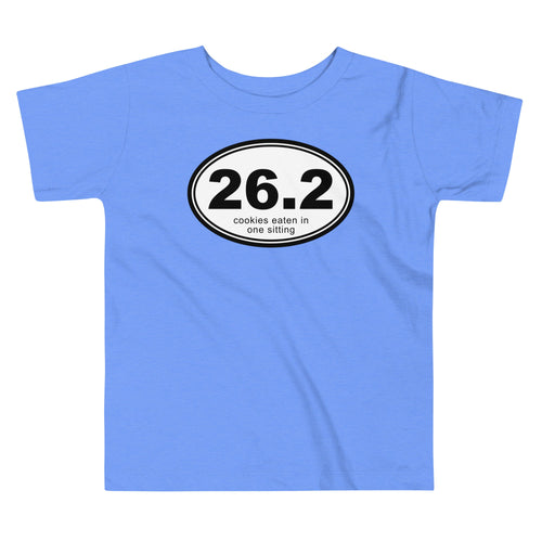 26.2 Cookies Eaten In One Sitting Kid's Toddler Tee Hoodie, Sweatshirt | CoreVibeTees.com (Image 1)
