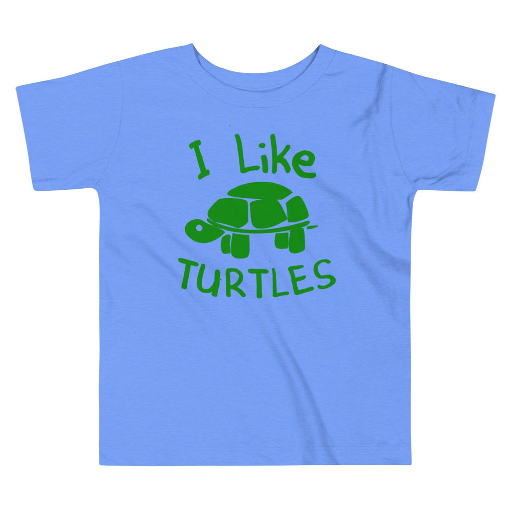 I Like Turtles Kid's Toddler Tee Hoodie, Sweatshirt | CoreVibeTees.com (Image 1)