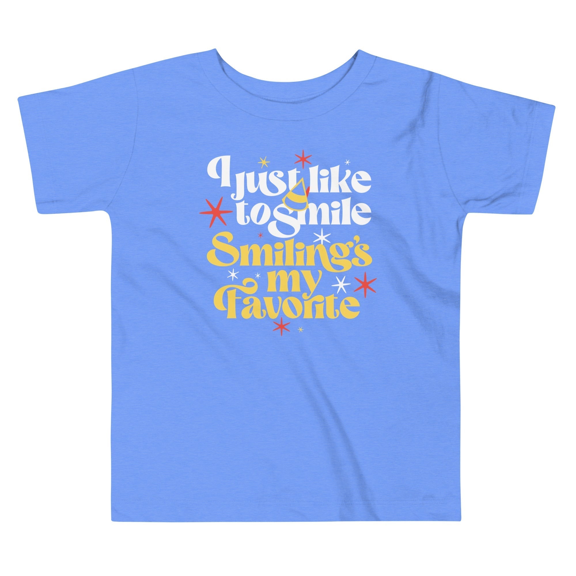 I Just Like To Smile Smiling's My Favorite Kid's Toddler Tee Hoodie, Sweatshirt | CoreVibeTees.com (Image 2)