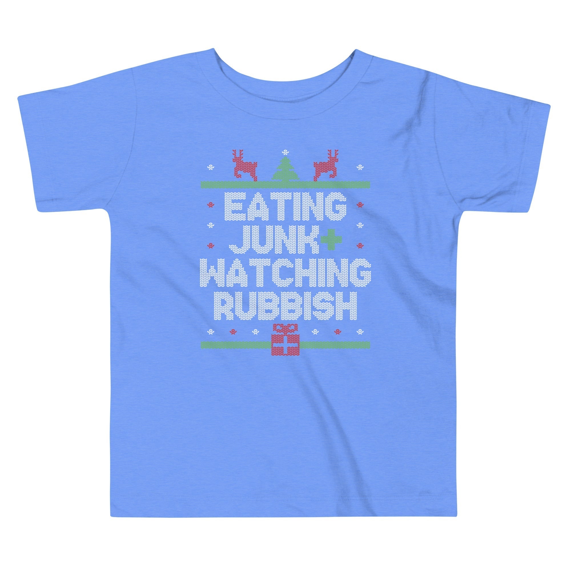 Eating Junk And Watching Rubbish Kid's Toddler Tee Hoodie, Sweatshirt | CoreVibeTees.com (Image 2)
