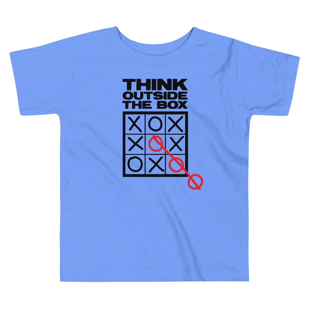 Think Outside The Box Kid's Toddler Tee Hoodie, Sweatshirt | CoreVibeTees.com (Image 1)
