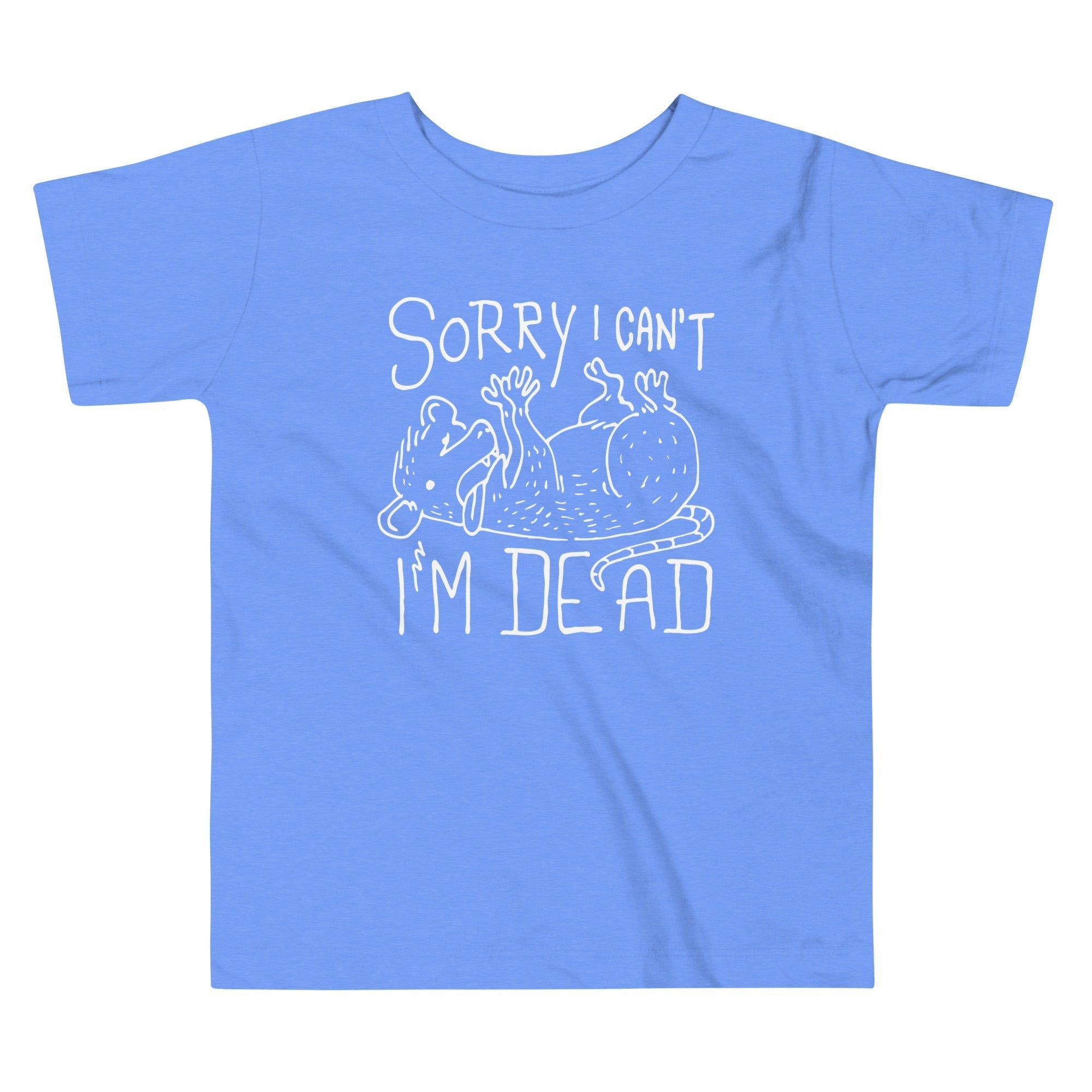 Sorry I Can't I'm Dead Kid's Toddler Tee Hoodie, Sweatshirt | CoreVibeTees.com (Image 2)