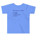 What Floats In Water? Kid's Toddler Tee Hoodie, Sweatshirt | CoreVibeTees.com (Image 1)