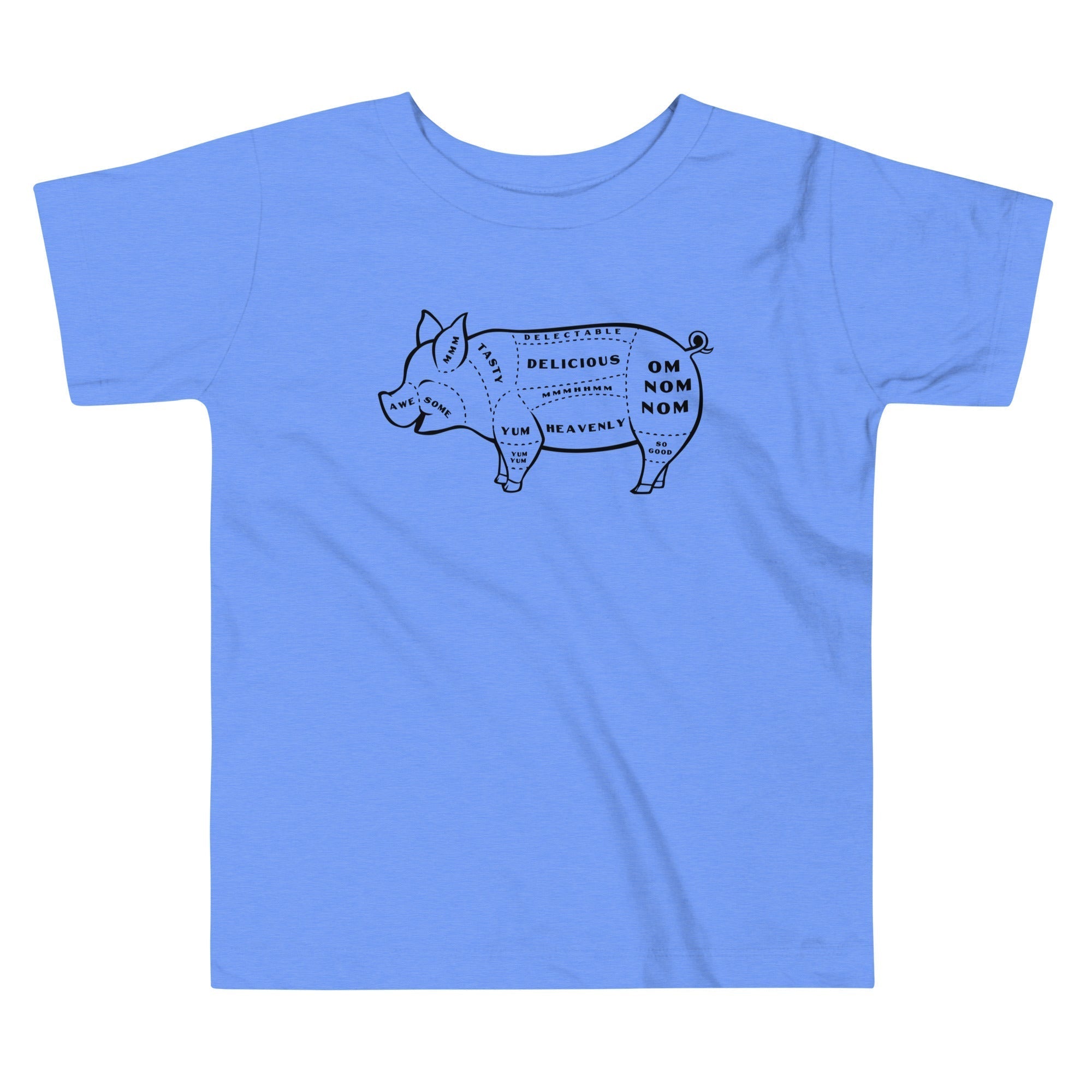 Tasty Pig Cuts Kid's Toddler Tee Hoodie, Sweatshirt | CoreVibeTees.com (Image 1)
