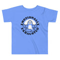 Emotionally Exhausted Kid's Toddler Tee Hoodie, Sweatshirt | CoreVibeTees.com (Image 1)