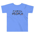 Cats>People Kid's Toddler Tee Hoodie, Sweatshirt | CoreVibeTees.com (Image 1)