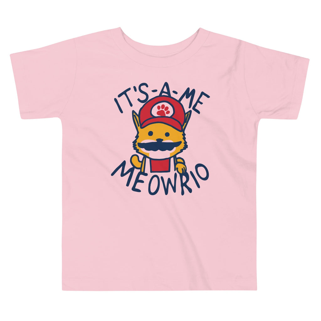 It's-a-me Meowrio Kid's Toddler Tee Hoodie, Sweatshirt | CoreVibeTees.com (Image 2)