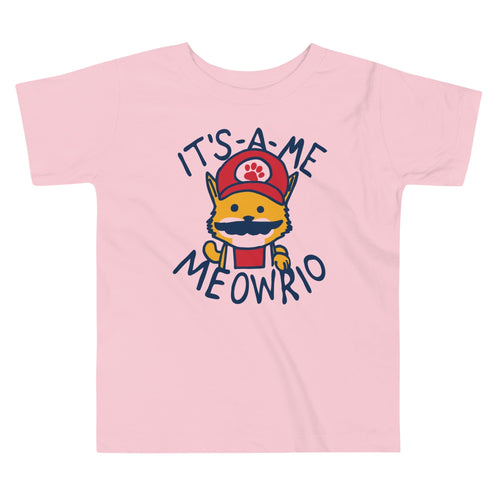 It's-a-me Meowrio Kid's Toddler Tee Hoodie, Sweatshirt | CoreVibeTees.com (Image 2)