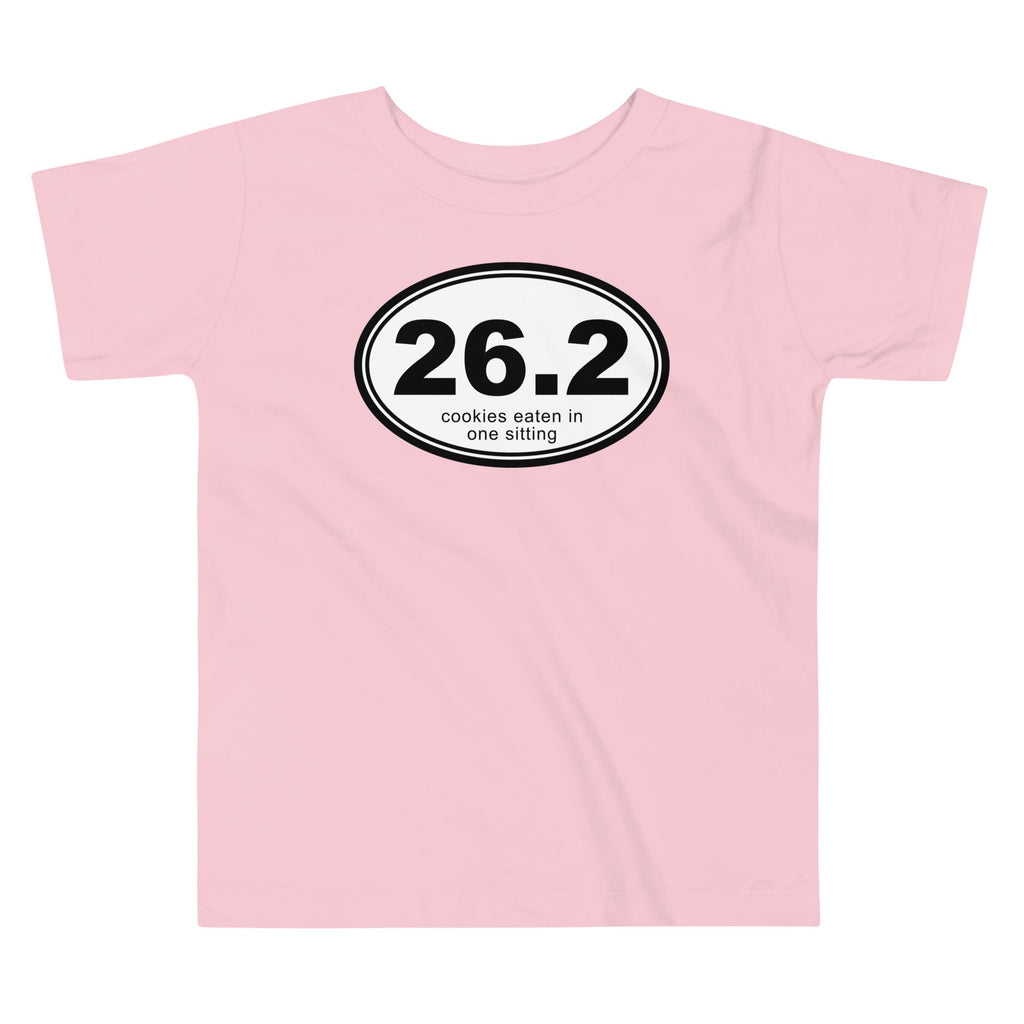 26.2 Cookies Eaten In One Sitting Kid's Toddler Tee Hoodie, Sweatshirt | CoreVibeTees.com (Image 2)