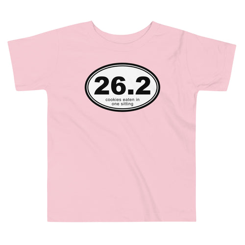 26.2 Cookies Eaten In One Sitting Kid's Toddler Tee Hoodie, Sweatshirt | CoreVibeTees.com (Image 2)