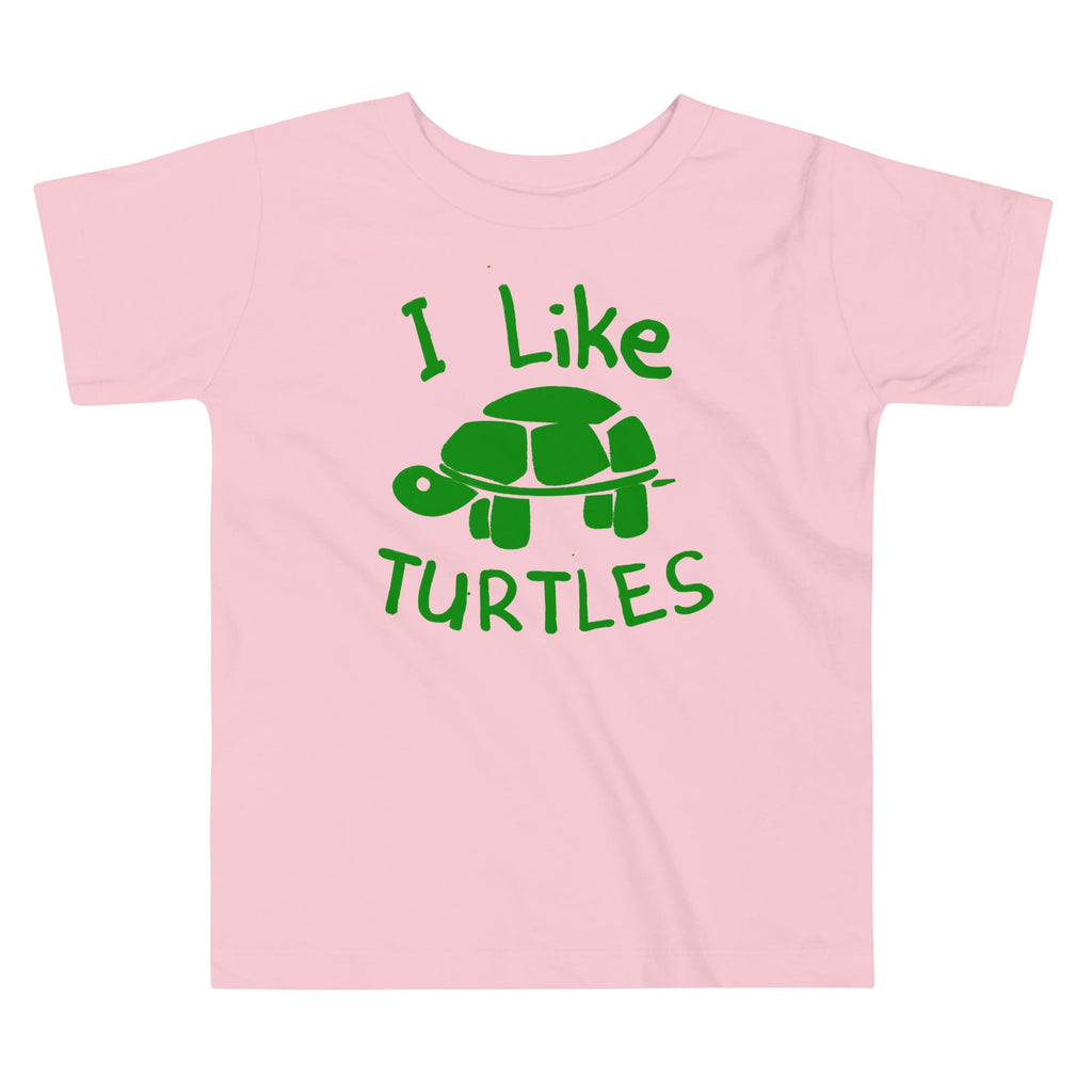 I Like Turtles Kid's Toddler Tee Hoodie, Sweatshirt | CoreVibeTees.com (Image 2)