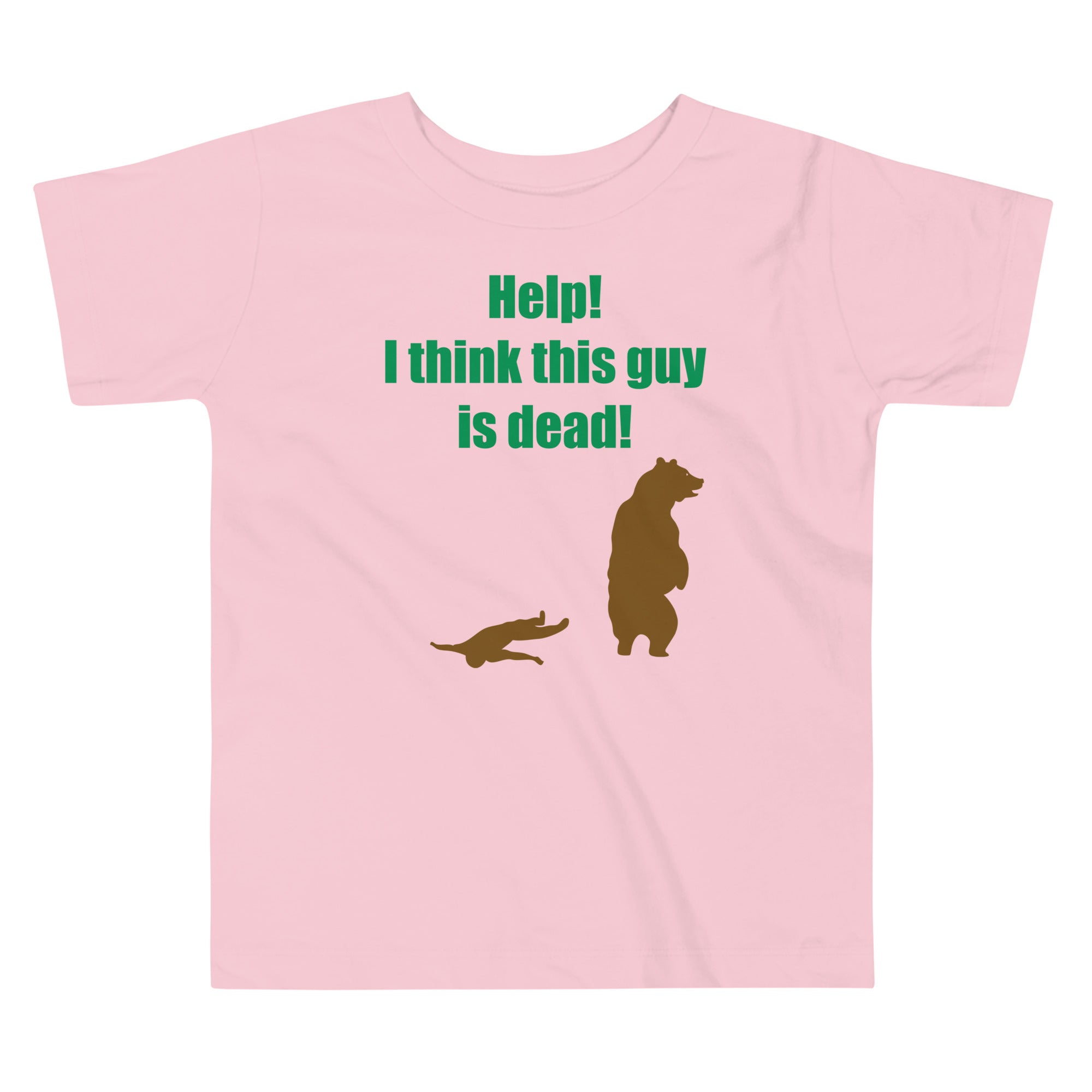 Help! I Think This Guy Is Dead! Kid's Toddler Tee Hoodie, Sweatshirt | CoreVibeTees.com (Image 2)