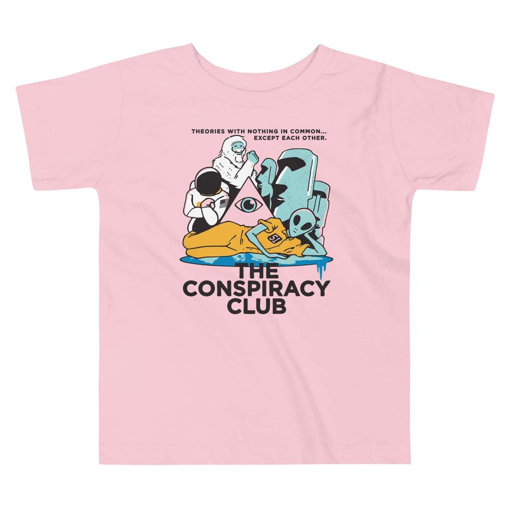 The Conspiracy Club Kid's Toddler Tee Hoodie, Sweatshirt | CoreVibeTees.com (Image 2)