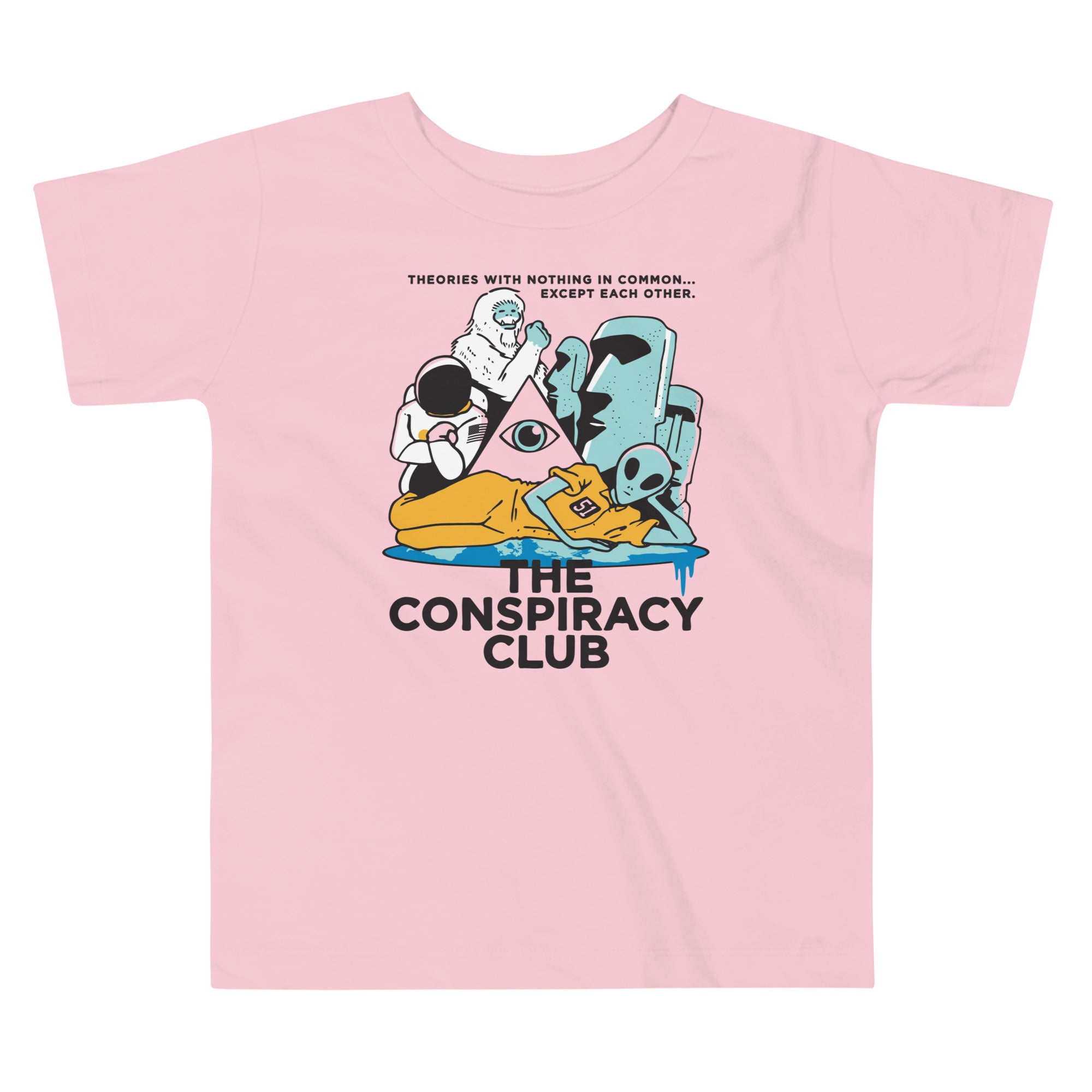 The Conspiracy Club Kid's Toddler Tee Hoodie, Sweatshirt | CoreVibeTees.com (Image 2)
