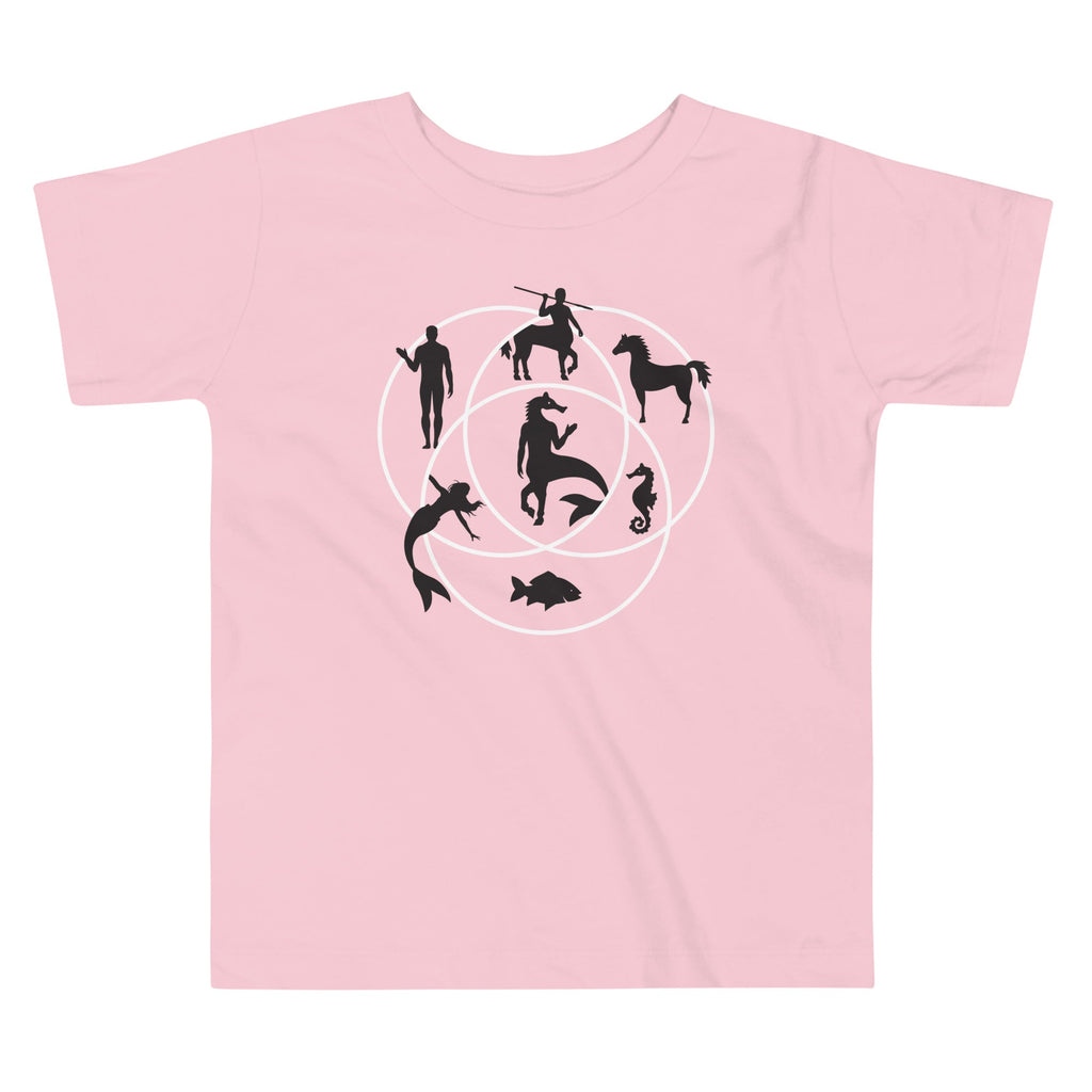 Human Horse Fish Venn Diagram Kid's Toddler Tee Hoodie, Sweatshirt | CoreVibeTees.com (Image 2)