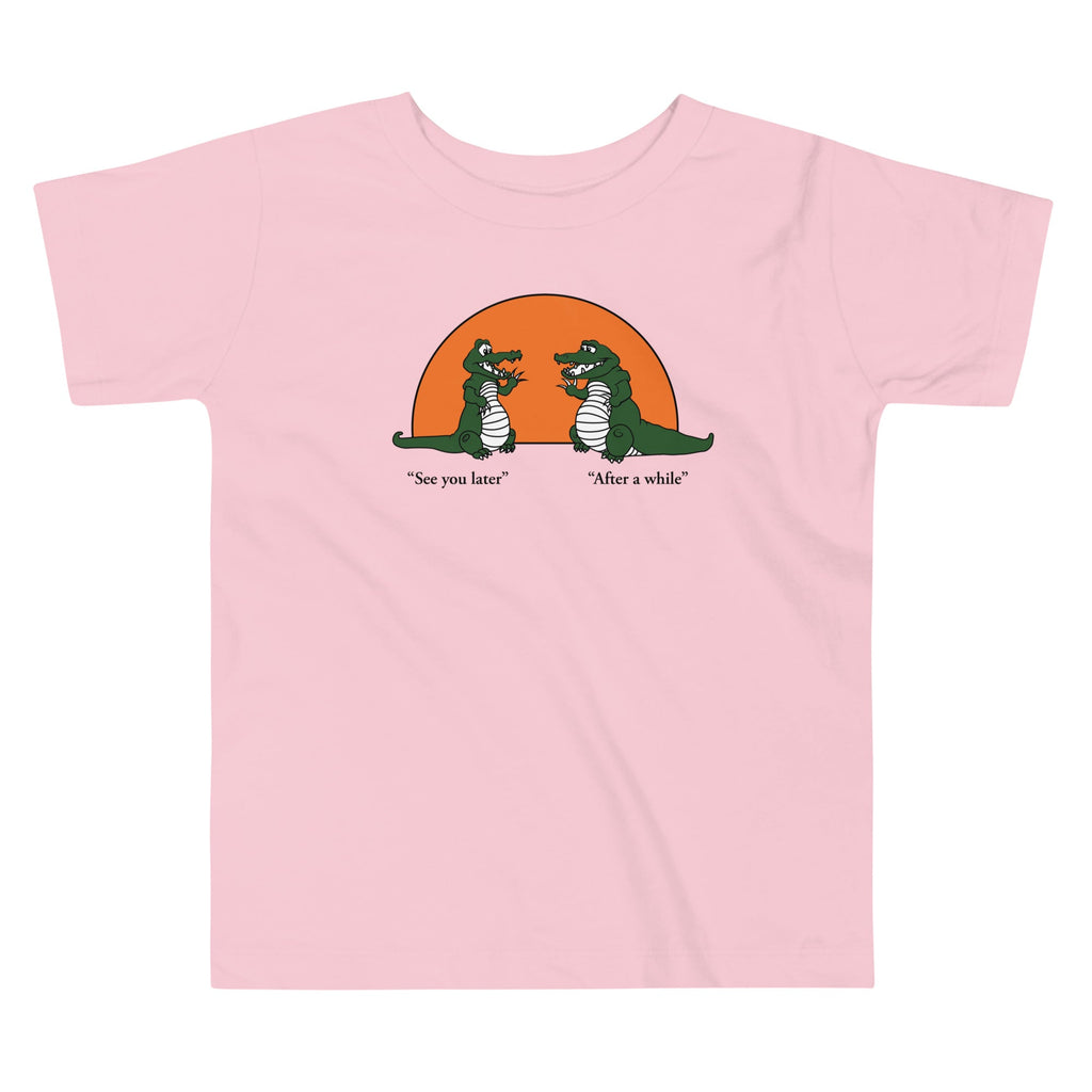 See You Later Alligator Kid's Toddler Tee Hoodie, Sweatshirt | CoreVibeTees.com (Image 2)