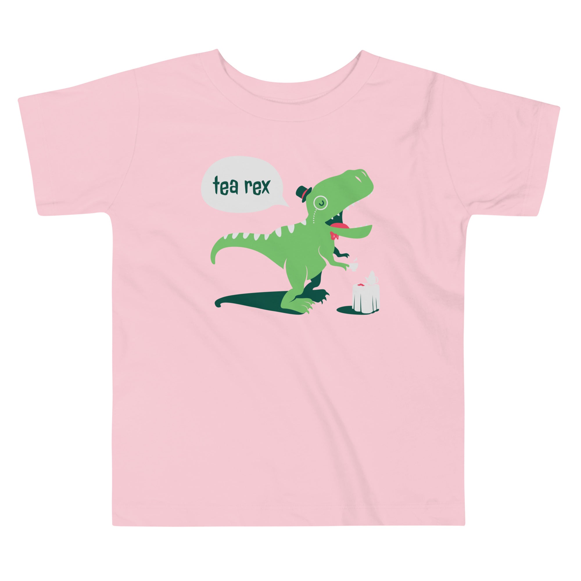Tea Rex Kid's Toddler Tee Hoodie, Sweatshirt | CoreVibeTees.com (Image 2)
