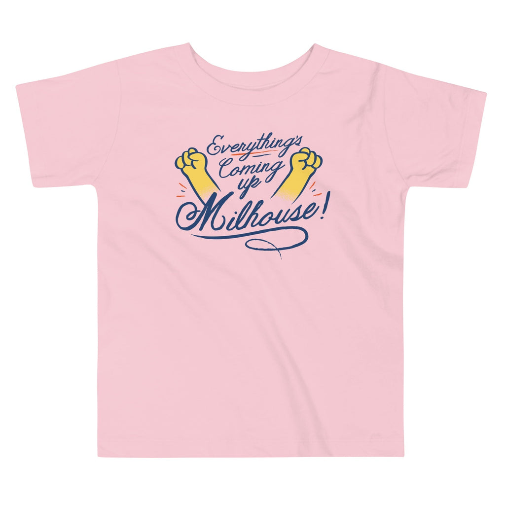 Everything's Coming Up Milhouse! Kid's Toddler Tee Hoodie, Sweatshirt | CoreVibeTees.com (Image 2)
