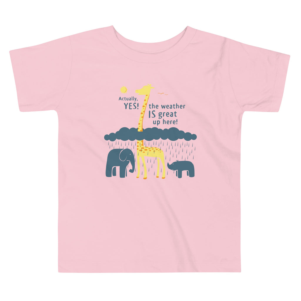 The Weather Is Great Up Here! Kid's Toddler Tee Hoodie, Sweatshirt | CoreVibeTees.com (Image 2)