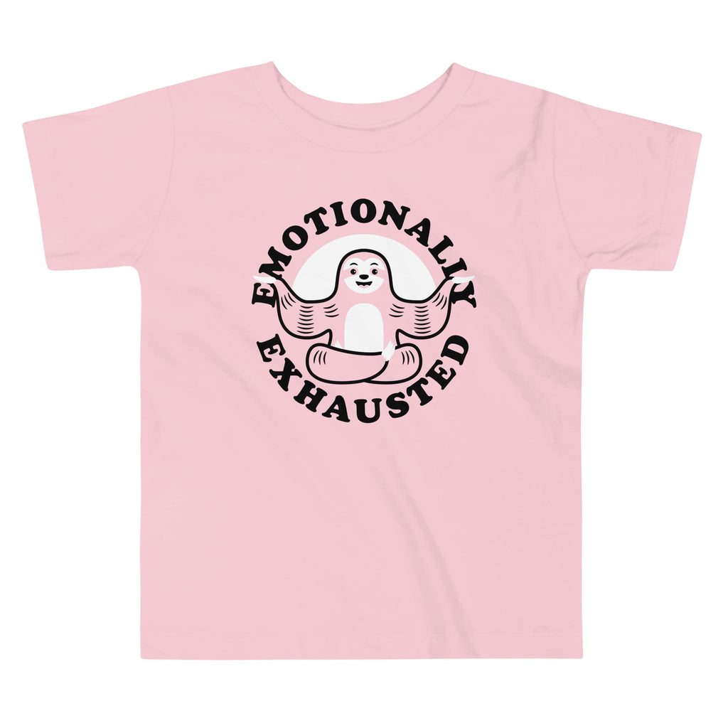 Emotionally Exhausted Kid's Toddler Tee Hoodie, Sweatshirt | CoreVibeTees.com (Image 2)