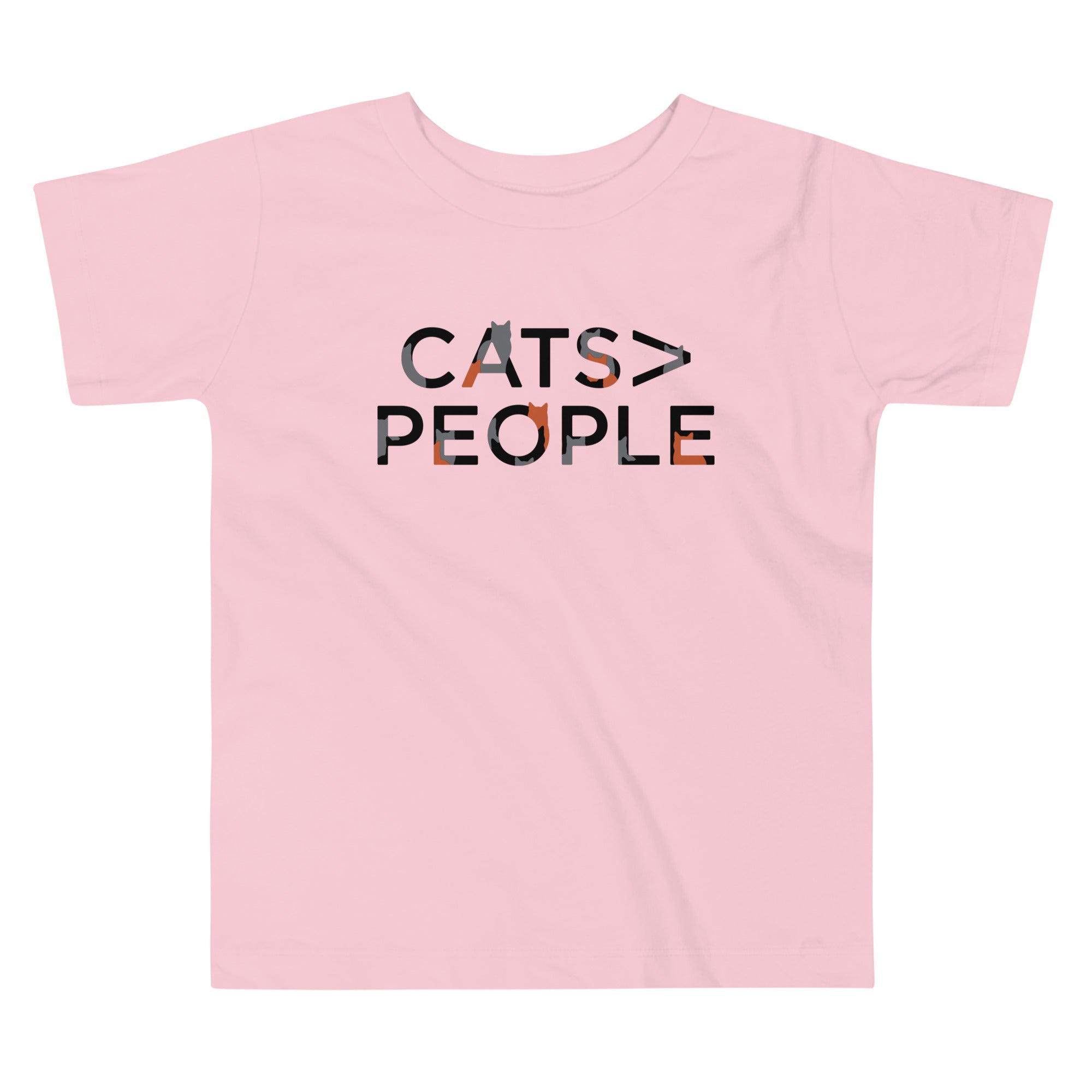 Cats>People Kid's Toddler Tee Hoodie, Sweatshirt | CoreVibeTees.com (Image 2)