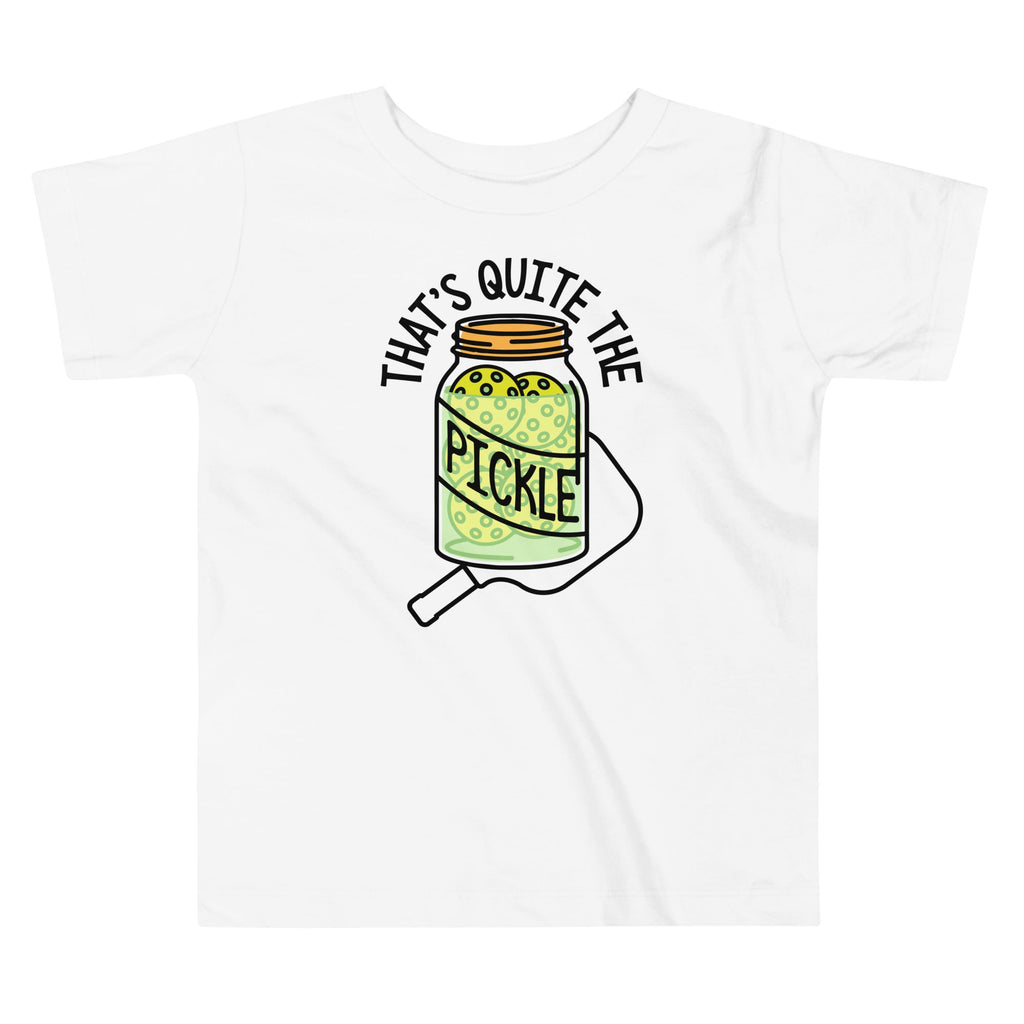 That's Quite The Pickle Kid's Toddler Tee Hoodie, Sweatshirt | CoreVibeTees.com (Image 3)