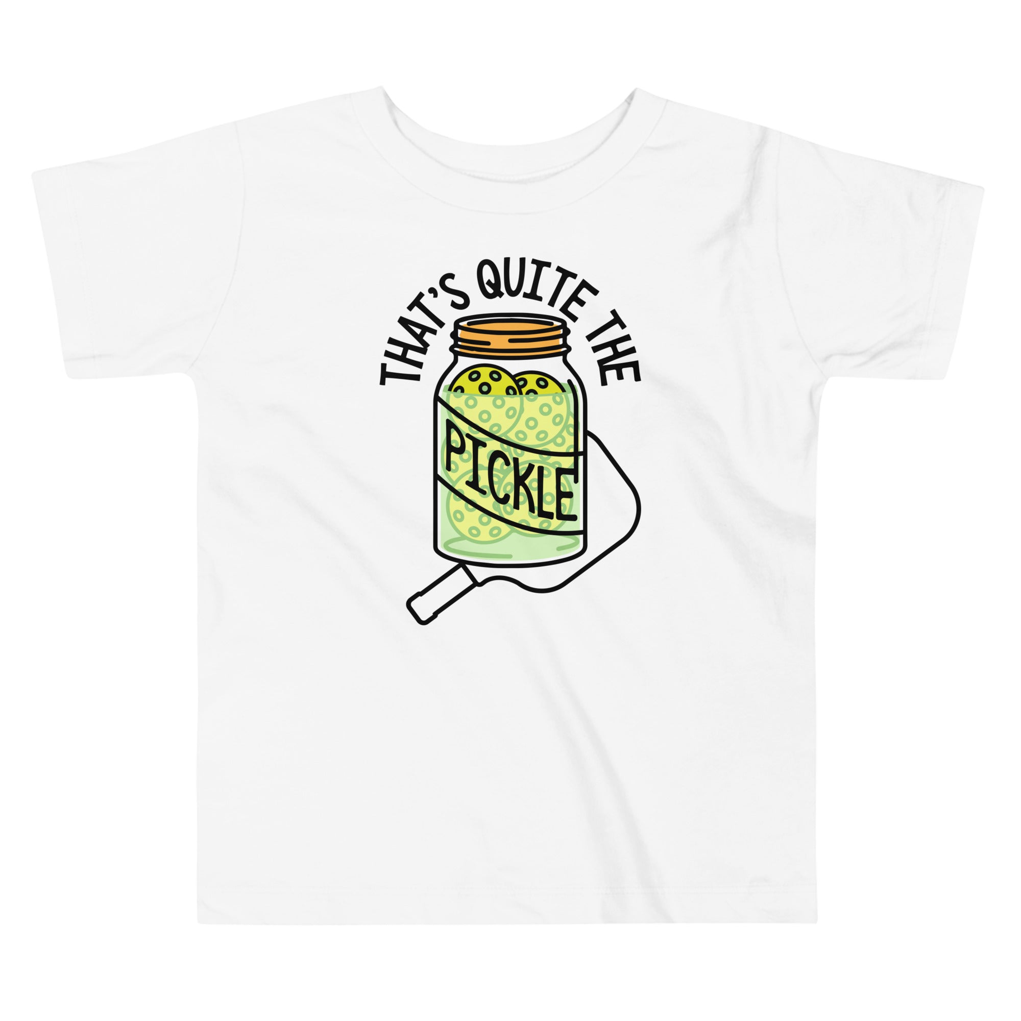 That's Quite The Pickle Kid's Toddler Tee Hoodie, Sweatshirt | CoreVibeTees.com (Image 3)