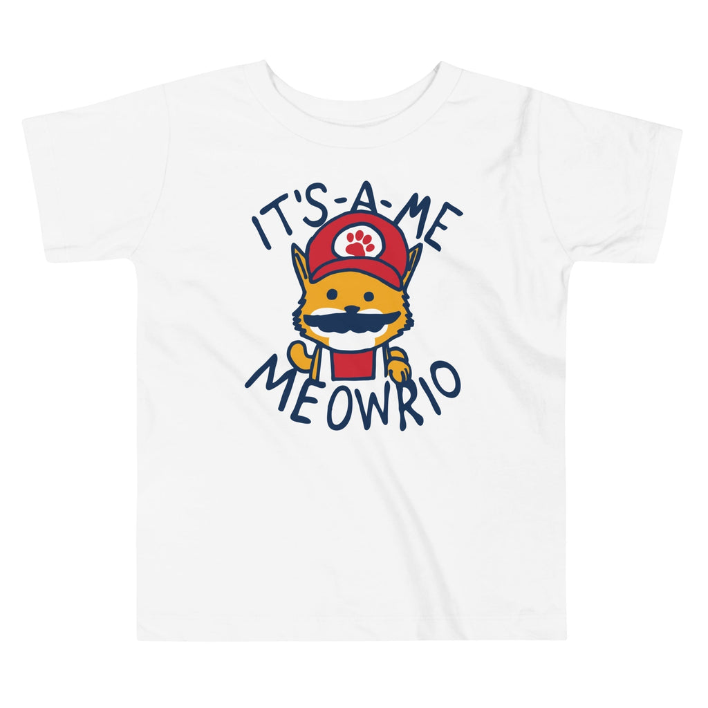 It's-a-me Meowrio Kid's Toddler Tee Hoodie, Sweatshirt | CoreVibeTees.com (Image 3)