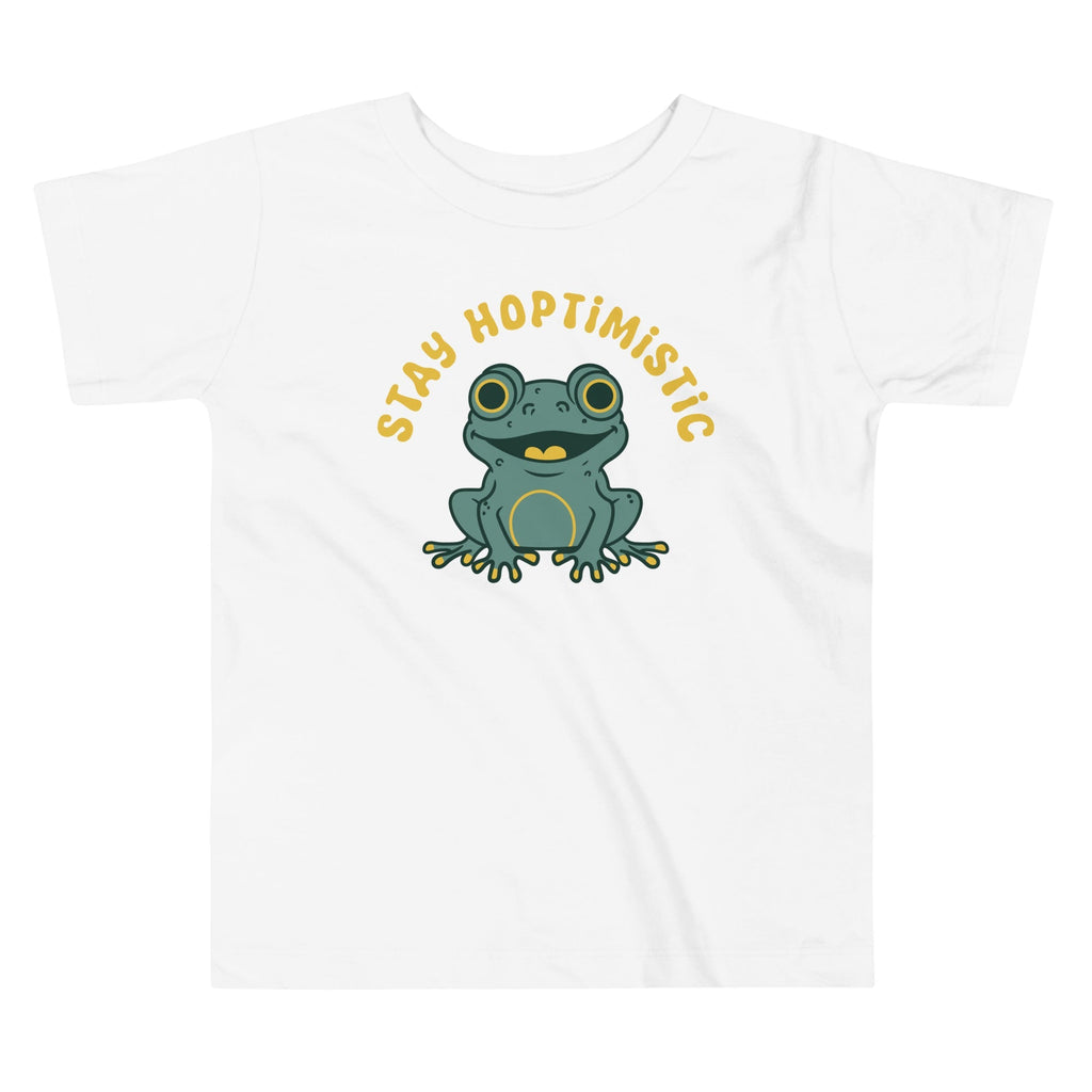 Stay Hoptimistic Kid's Toddler Tee Hoodie, Sweatshirt | CoreVibeTees.com (Image 3)