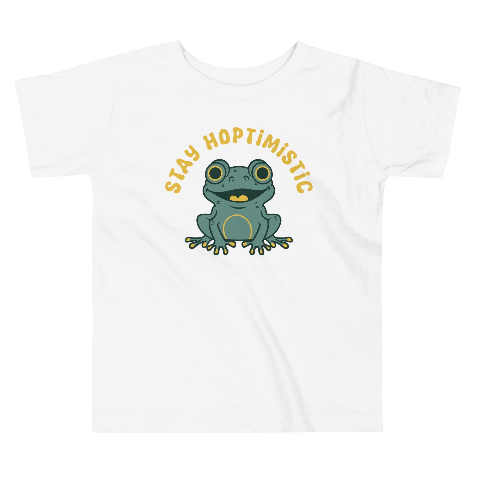 Stay Hoptimistic Kid's Toddler Tee Hoodie, Sweatshirt | CoreVibeTees.com (Image 3)