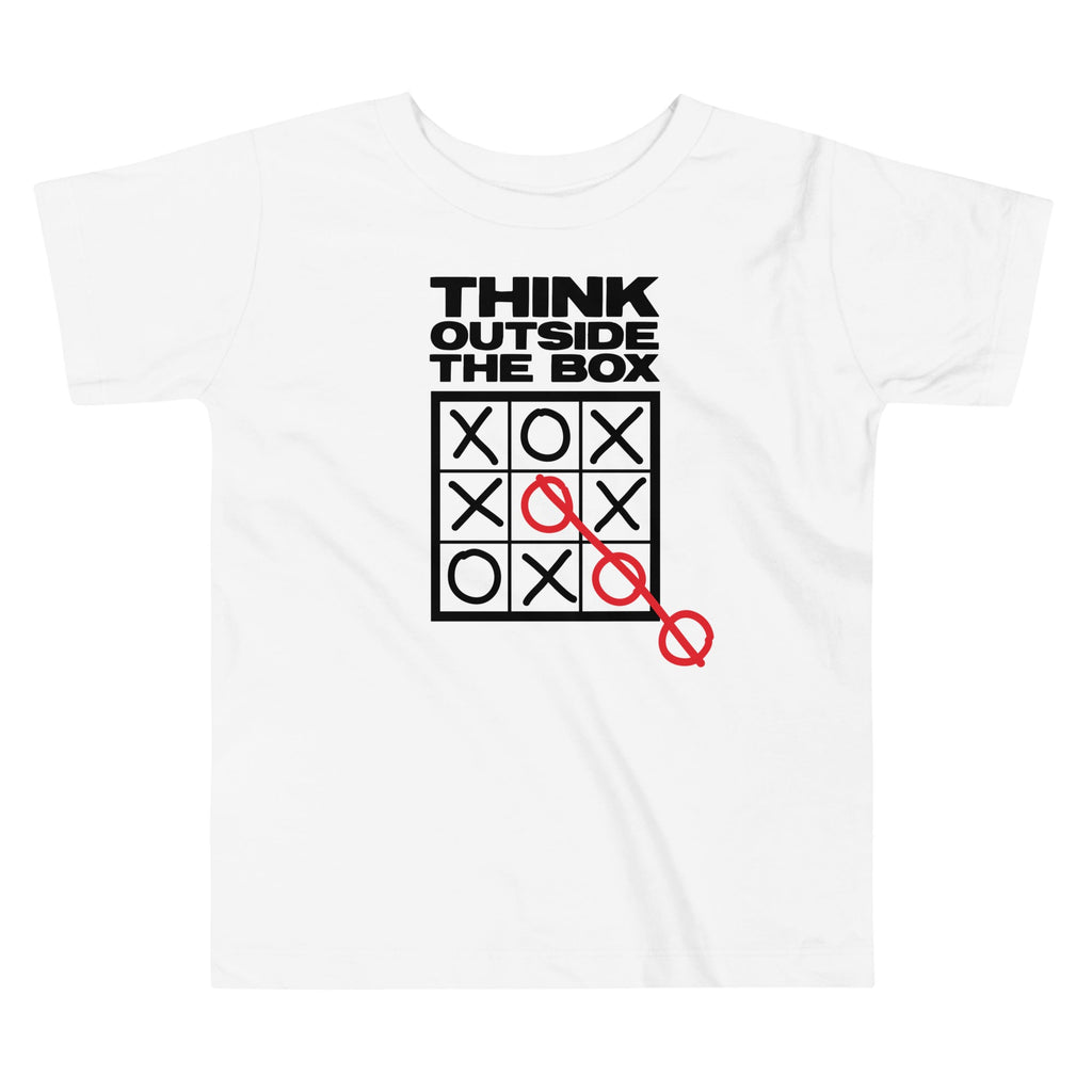 Think Outside The Box Kid's Toddler Tee Hoodie, Sweatshirt | CoreVibeTees.com (Image 3)