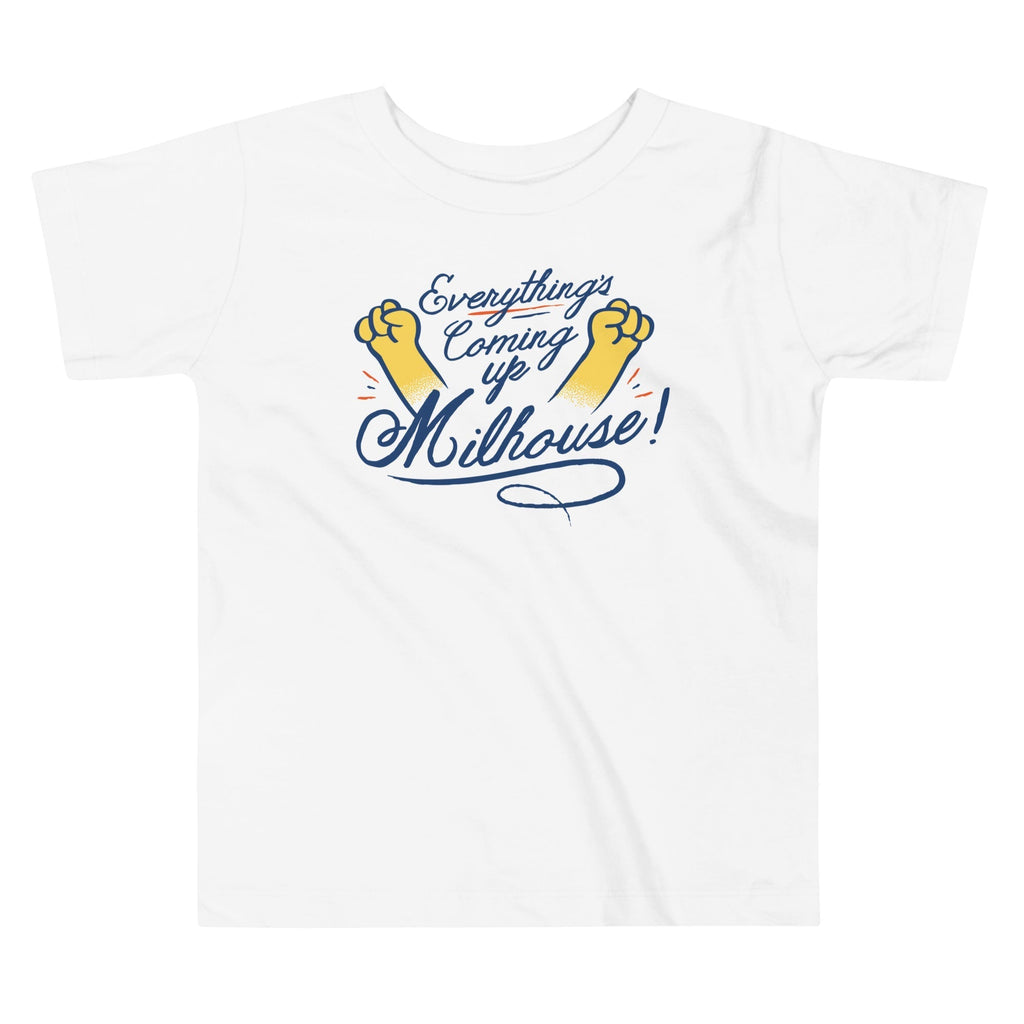 Everything's Coming Up Milhouse! Kid's Toddler Tee Hoodie, Sweatshirt | CoreVibeTees.com (Image 3)