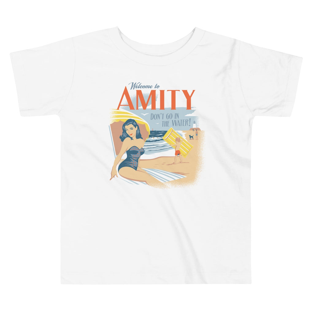Welcome To Amity Kid's Toddler Tee Hoodie, Sweatshirt | CoreVibeTees.com (Image 2)