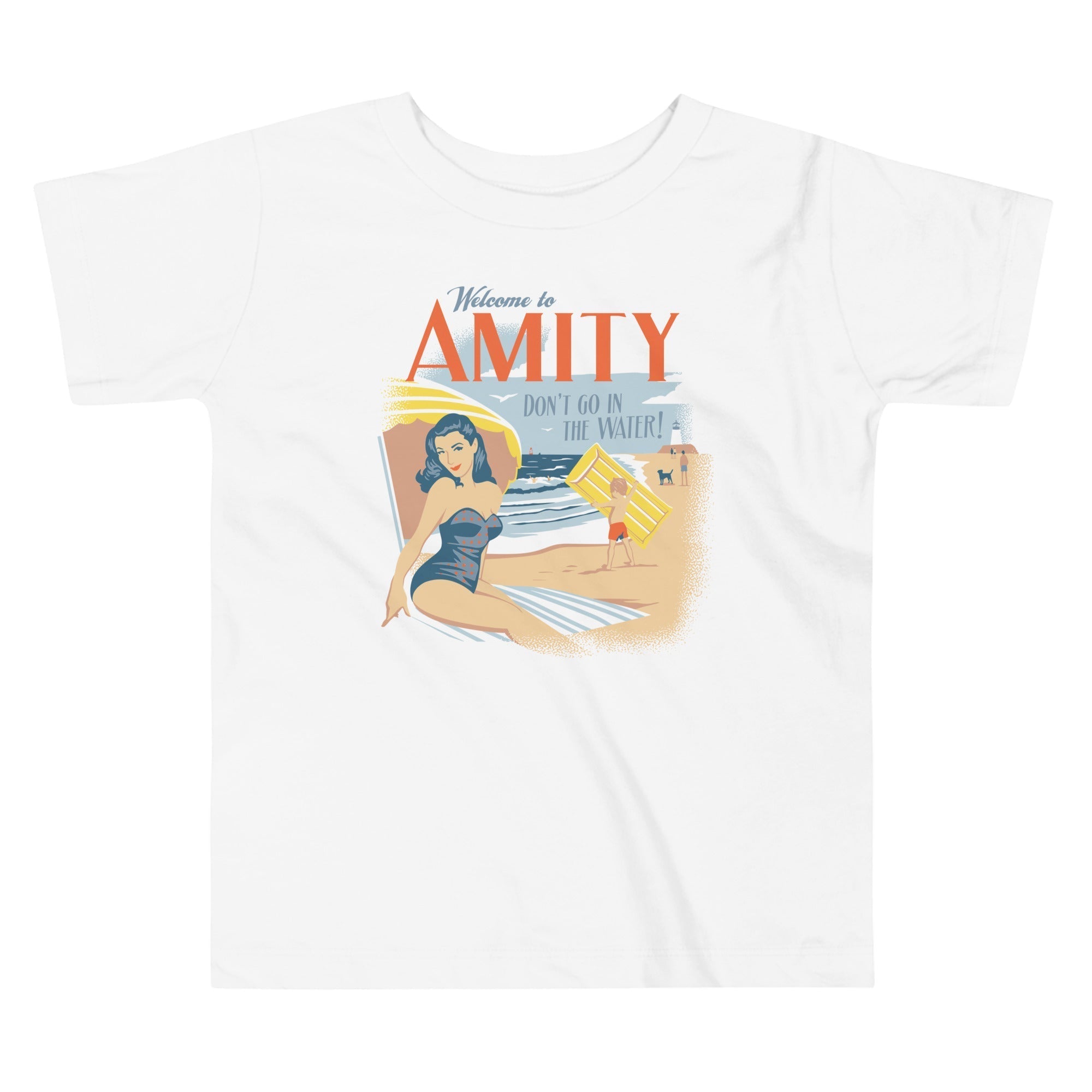 Welcome To Amity Kid's Toddler Tee Hoodie, Sweatshirt | CoreVibeTees.com (Image 2)