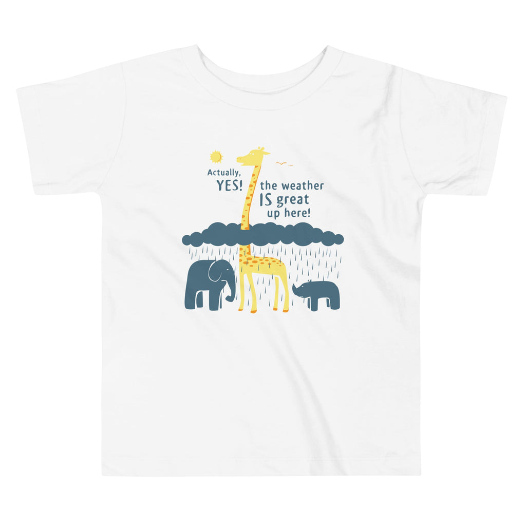 The Weather Is Great Up Here! Kid's Toddler Tee Hoodie, Sweatshirt | CoreVibeTees.com (Image 3)