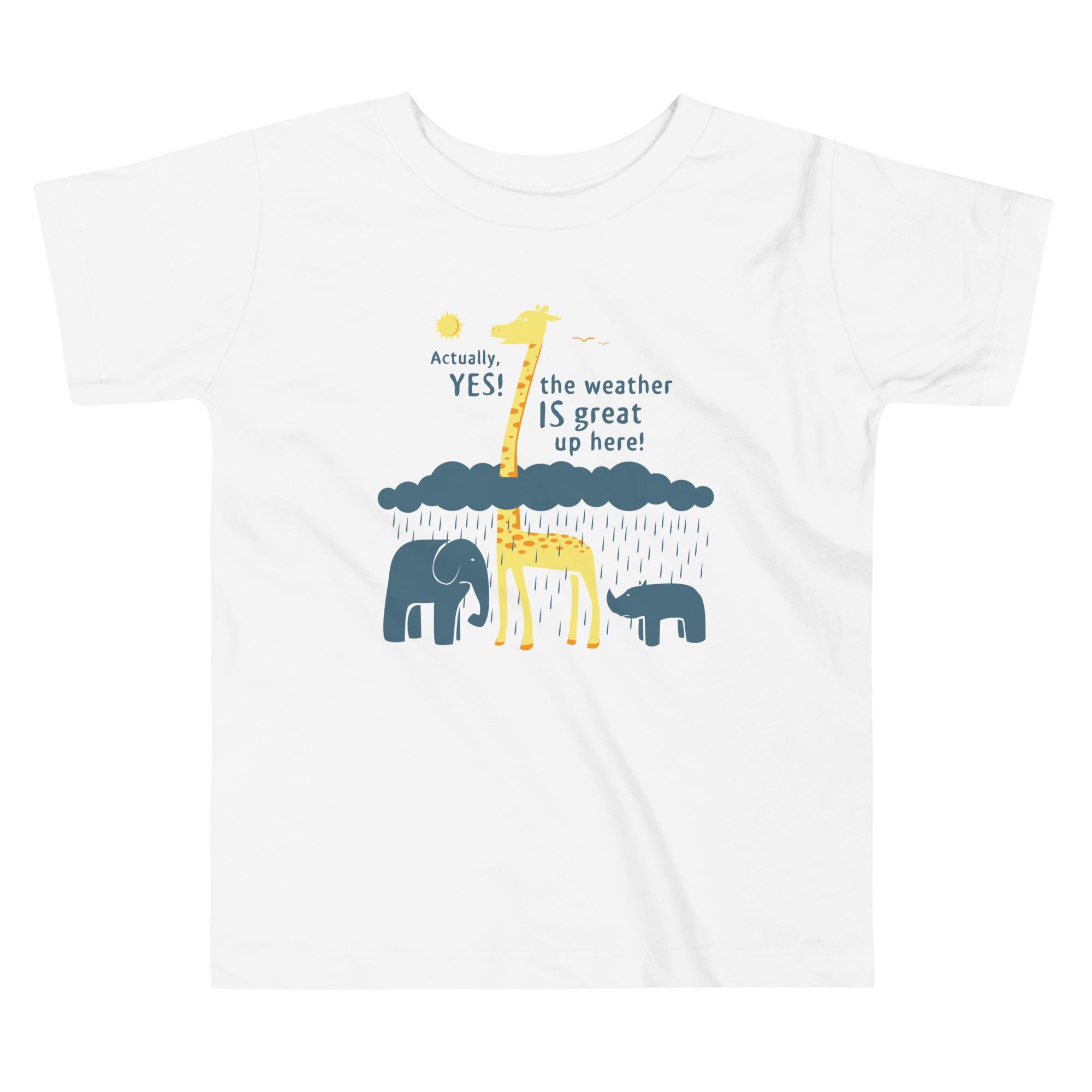 The Weather Is Great Up Here! Kid's Toddler Tee Hoodie, Sweatshirt | CoreVibeTees.com (Image 3)
