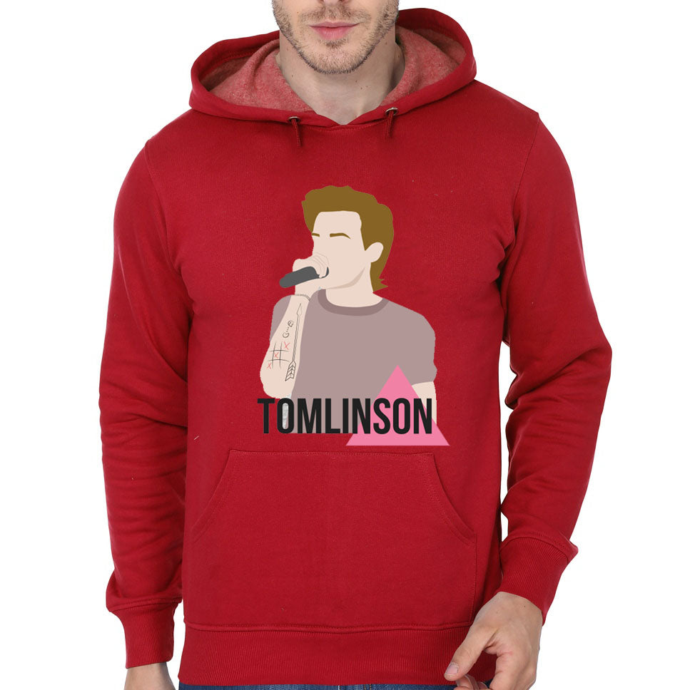Louis Tomlinson Red Hoodie T-Shirts, Sweatshirt | CoreVibeTees.com