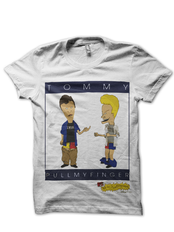 Beavis & Butthead Tommy Pull My Finger T-Shirt Hoodie, Sweatshirt | CoreVibeTees.com