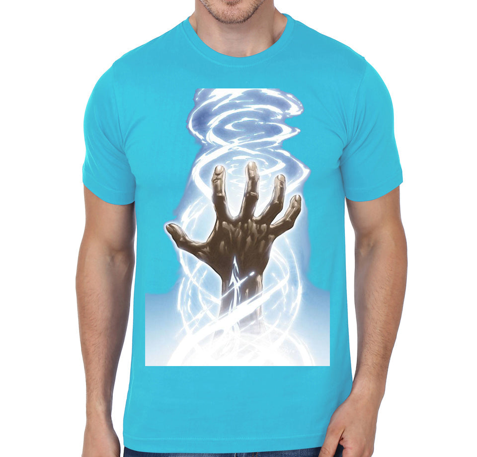 Tornado Hand Light Blue T-Shirt Hoodie, Sweatshirt | CoreVibeTees.com