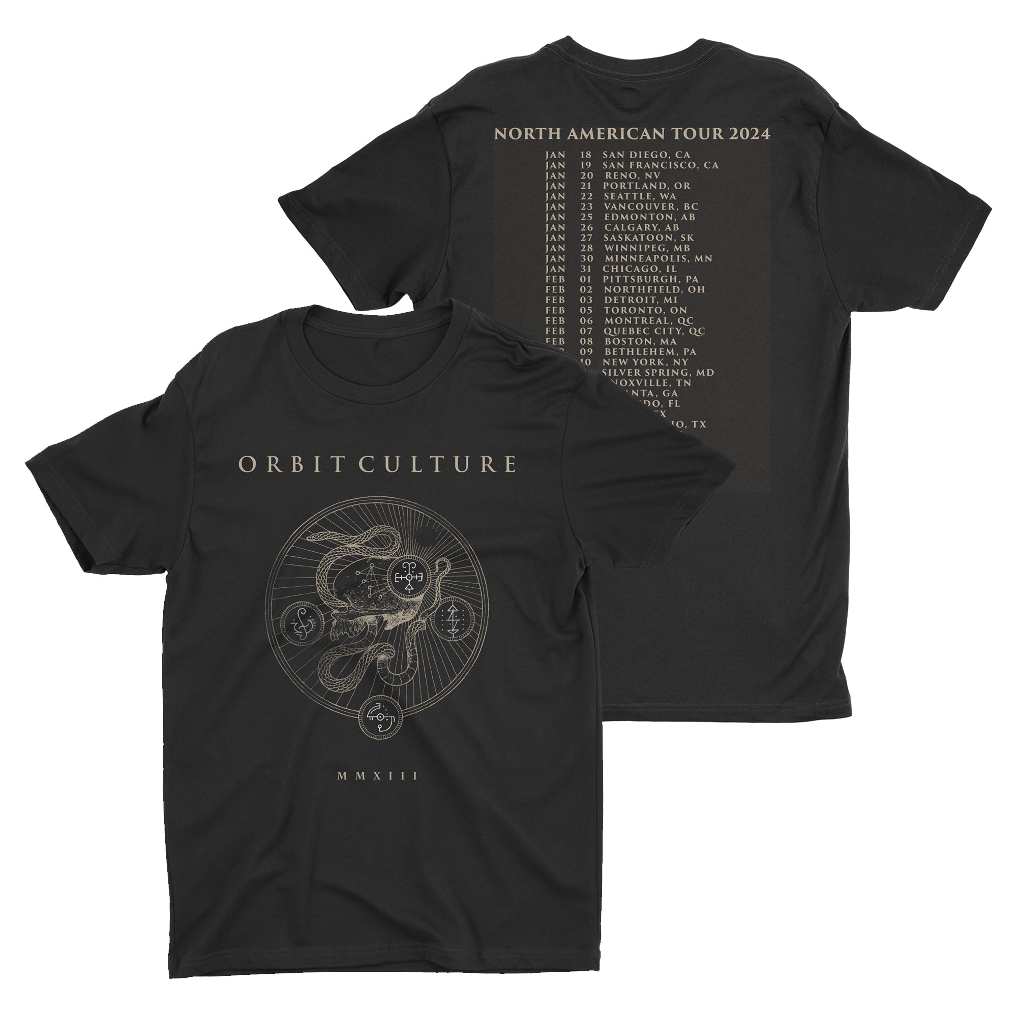 Orbit Culture - 2024 North American Snake Tour t-shirt Hoodie, Sweatshirt | CoreVibeTees.com (Image 1)