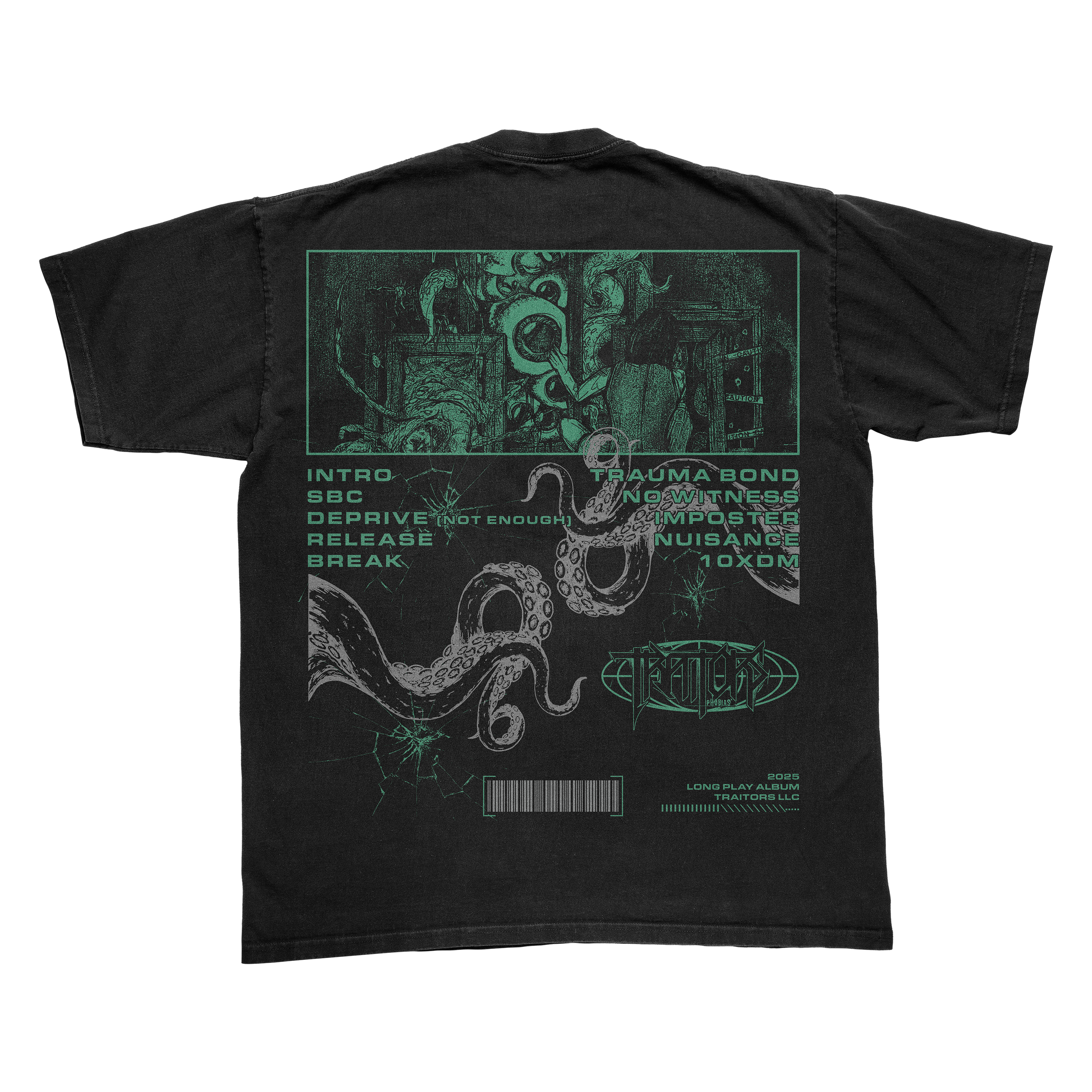 Phobias Tracklist Tee Hoodie, Sweatshirt | CoreVibeTees.com (Image 3)