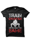 Train Insane Navy Blue Tee Hoodie, Sweatshirt | CoreVibeTees.com