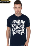 Train Eat Sleep Dark Blue Tee Hoodie, Sweatshirt | CoreVibeTees.com