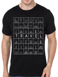 Traveller Half Sleeve Black T-Shirt Hoodie, Sweatshirt | CoreVibeTees.com