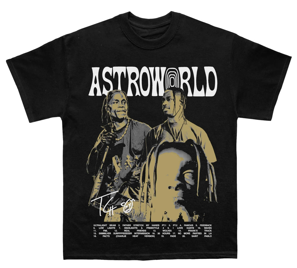 Travis Scott  "Astroworld Album" TEE Hoodie, Sweatshirt | CoreVibeTees.com (Image 2)