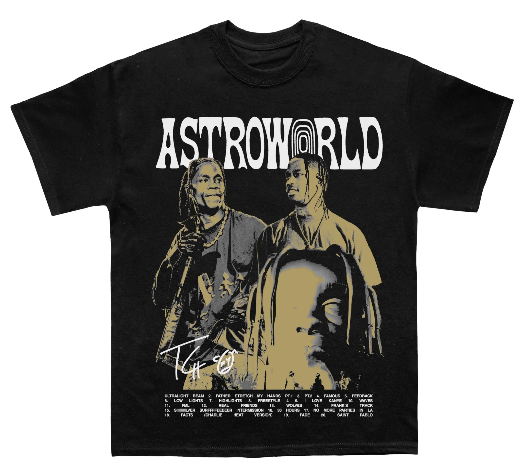 Travis Scott  "Astroworld Album" TEE Hoodie, Sweatshirt | CoreVibeTees.com (Image 2)