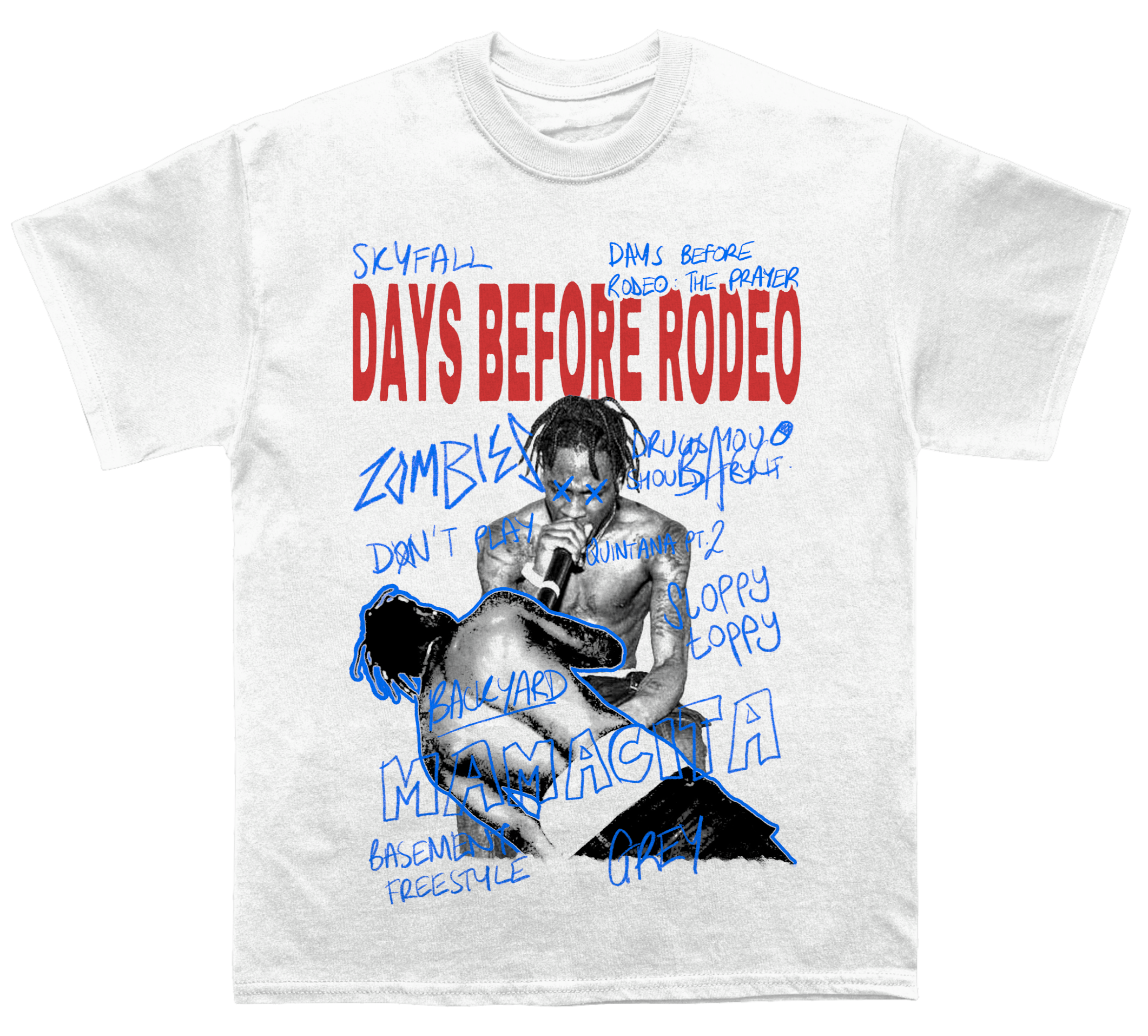 Travis Scott "Days Before Rodeo" Sketchbook TEE Hoodie, Sweatshirt | CoreVibeTees.com (Image 2)