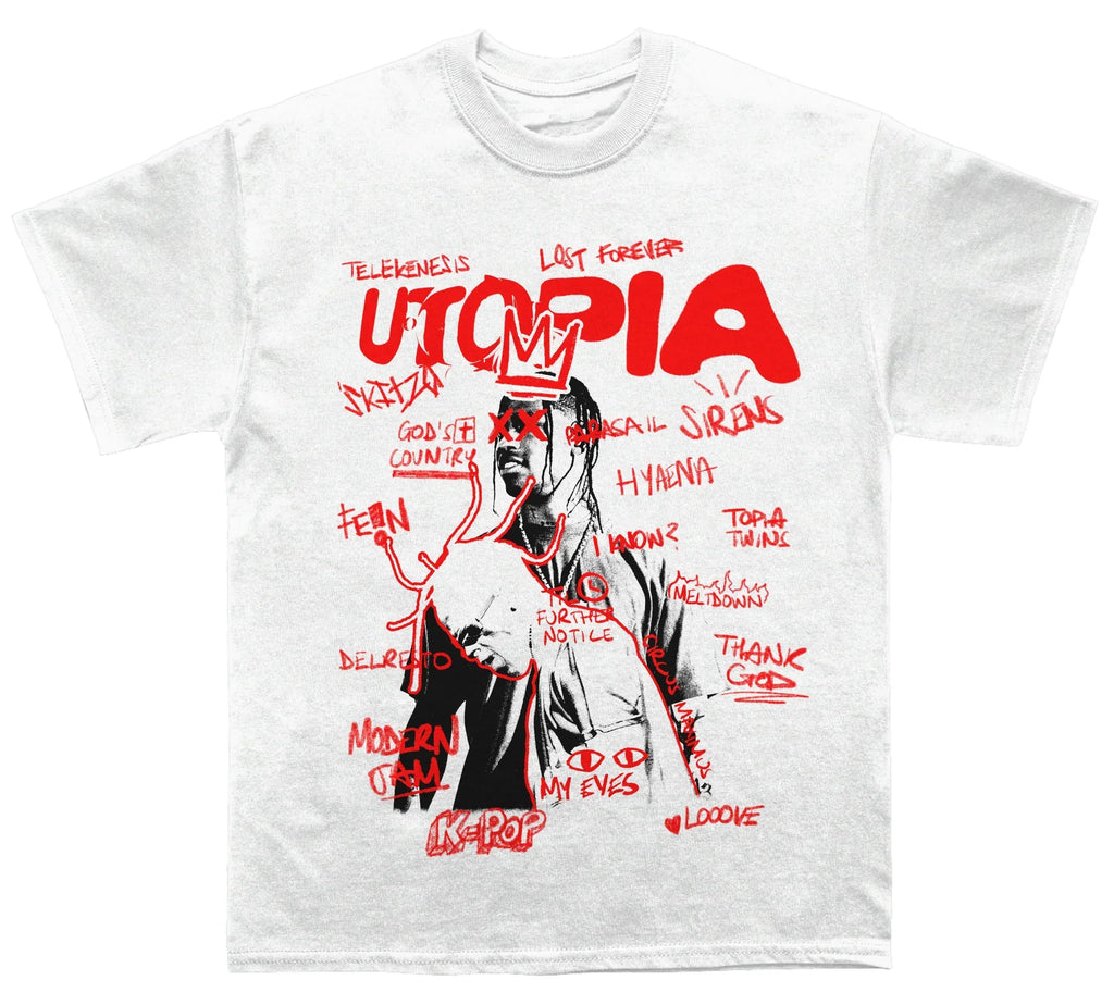 Travis Scott "Utopia Sketchbook" TEE Hoodie, Sweatshirt | CoreVibeTees.com (Image 2)